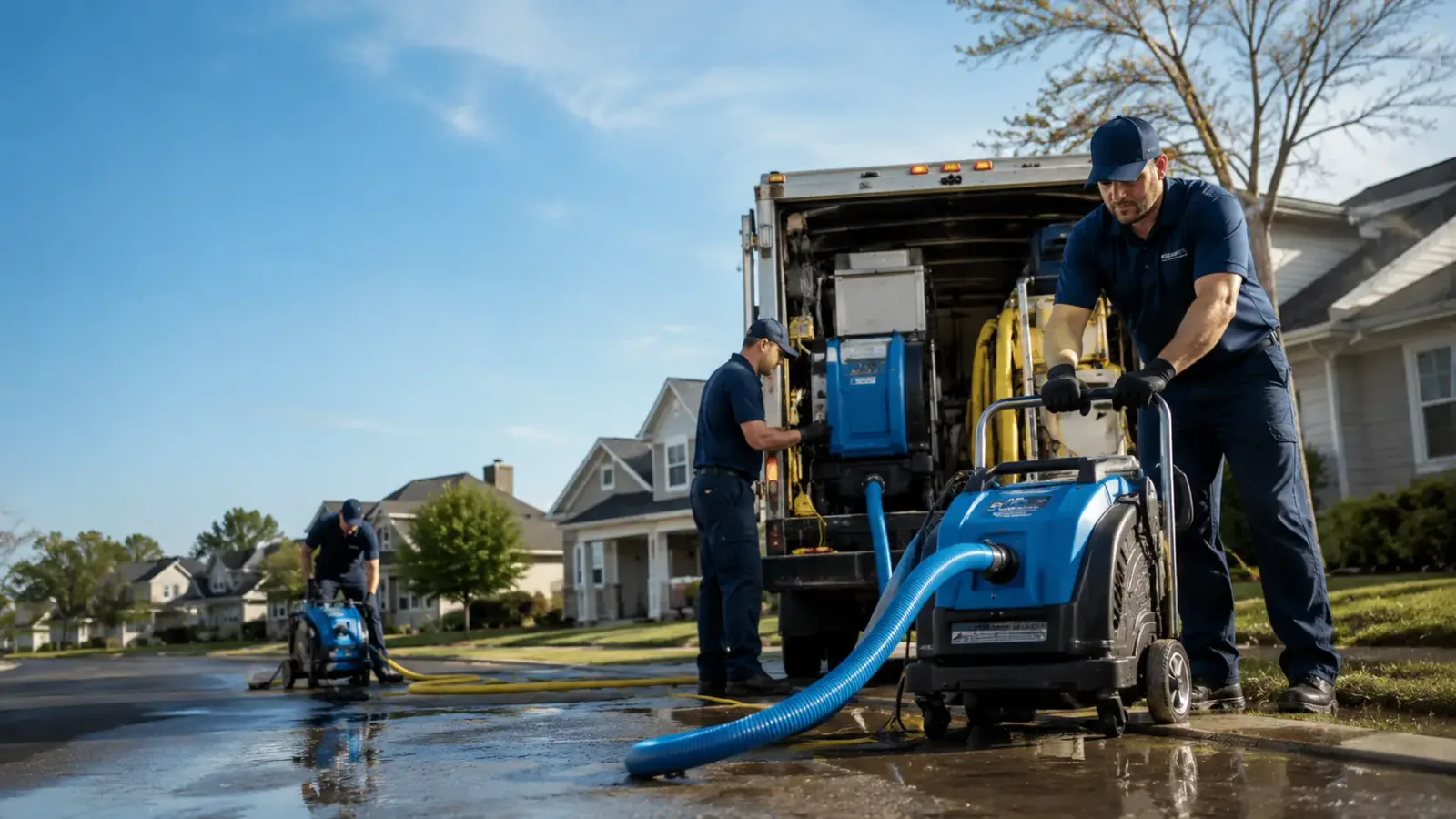 Flood Damage Cleanup in Cost, TX